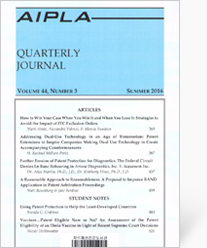 AIPLA quarterly journal