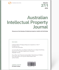 Australian intellectual property journal