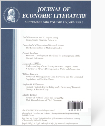 Journal of economic literature 