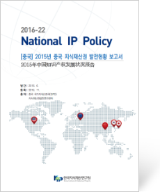 2015년 중국 지식재산권 발전현황 보고서 Ⅱ(국제비교)