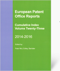 European Patent Office Reports