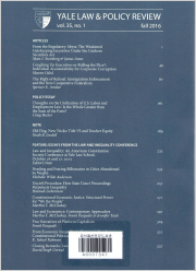 Yale law & policy review