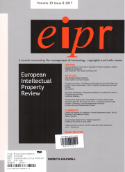 World Intellectual Property Report