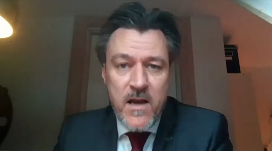  OECD 사무차장 울릭 누센 발표사진