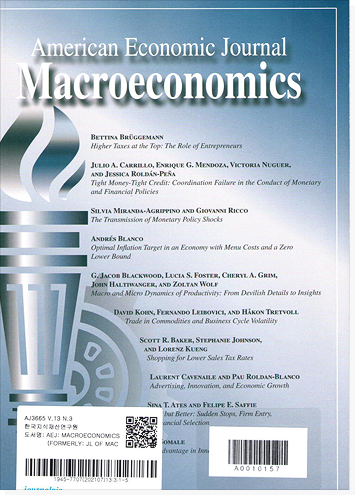 American Economic Journal : Macroeconomics표지