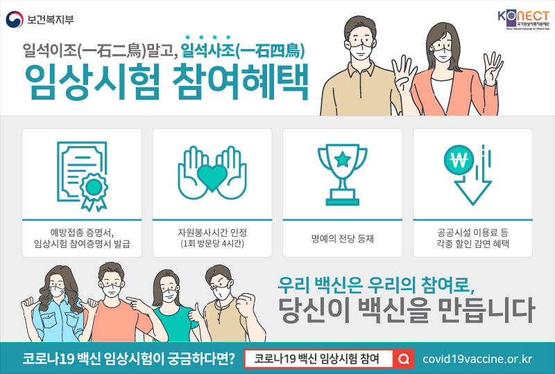 (복지부) 임상시험 참여혜택 포스터