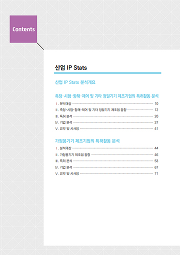 IP Stats Vol.8 목차