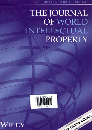 Journal of World Intellectual Property 표지