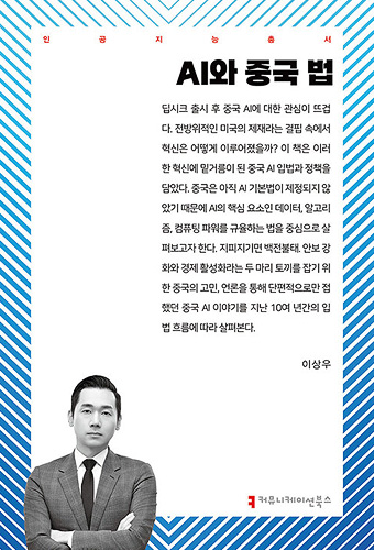 AI와 중국 법 표지
